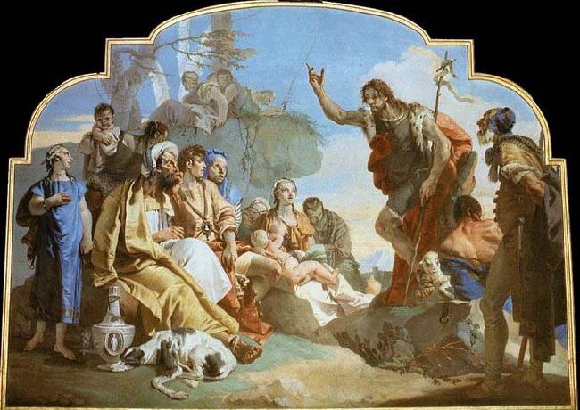 Giovanni Battista Tiepolo John the Baptist Preaching